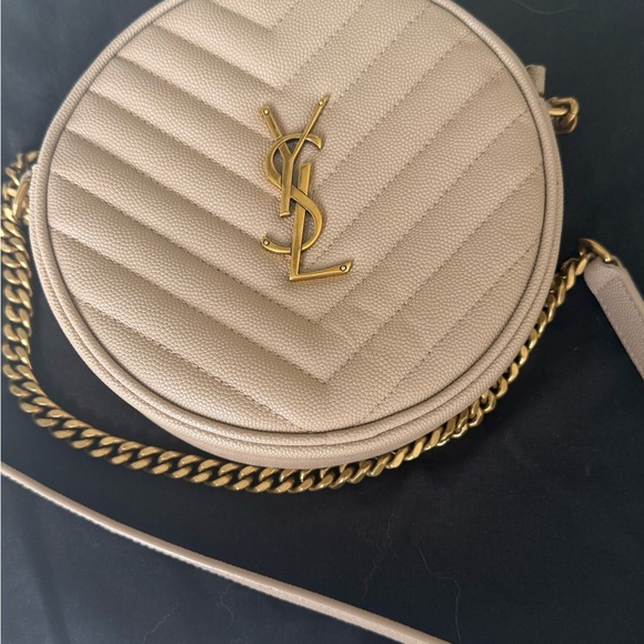 Yves Saint Laurent Round Quilted Crossbody - Picture 2 of 11